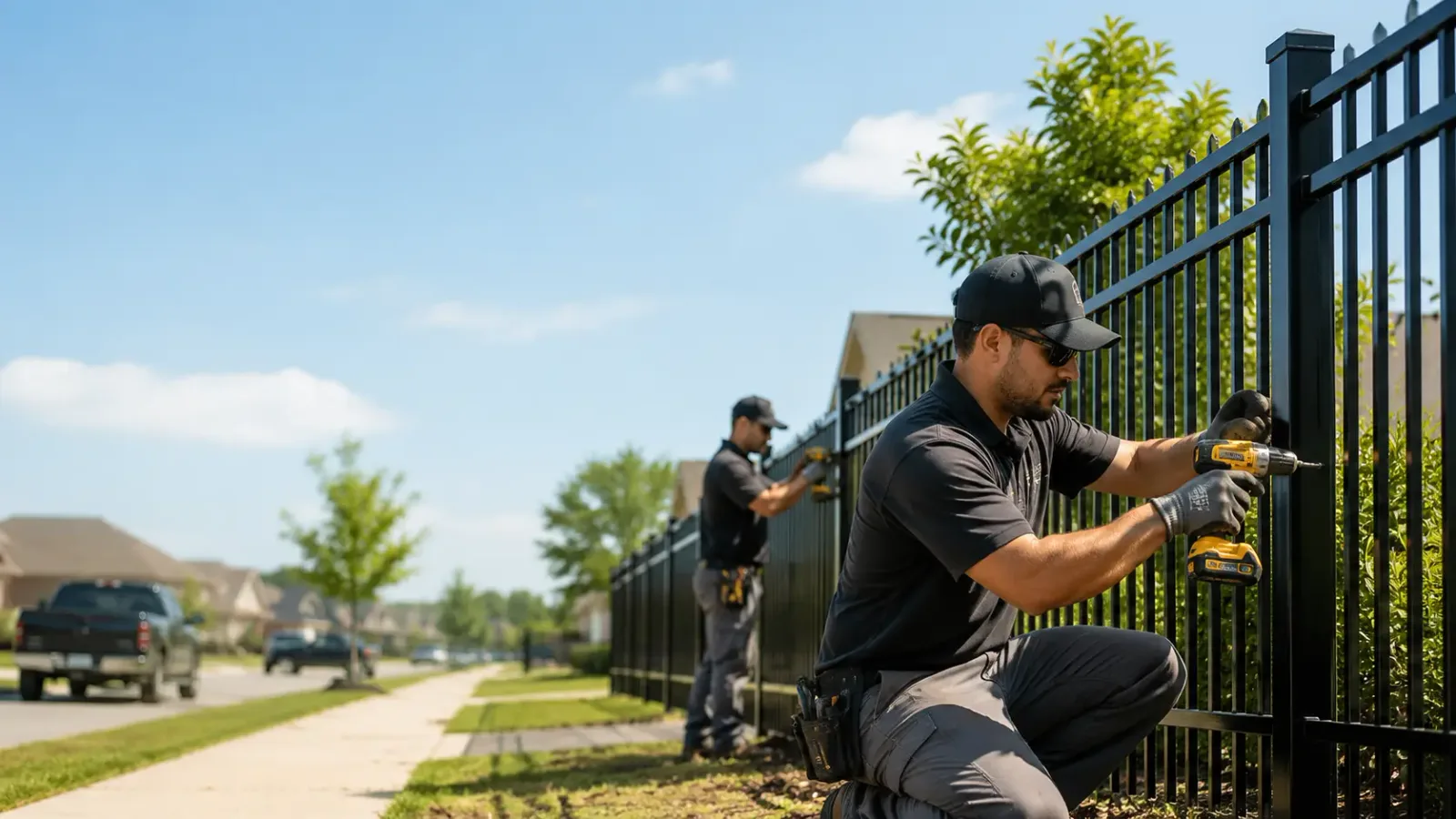 Metal Fence Installation in Maple Park, IL